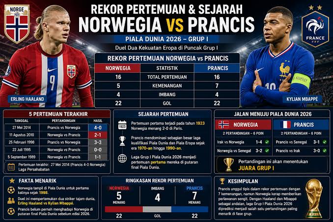Norwegia vs Prancis